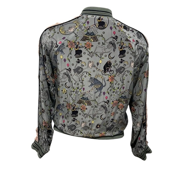 Zadig & Voltaire Billy circus reversible bomber jacket size XS - Picture 2 of 11